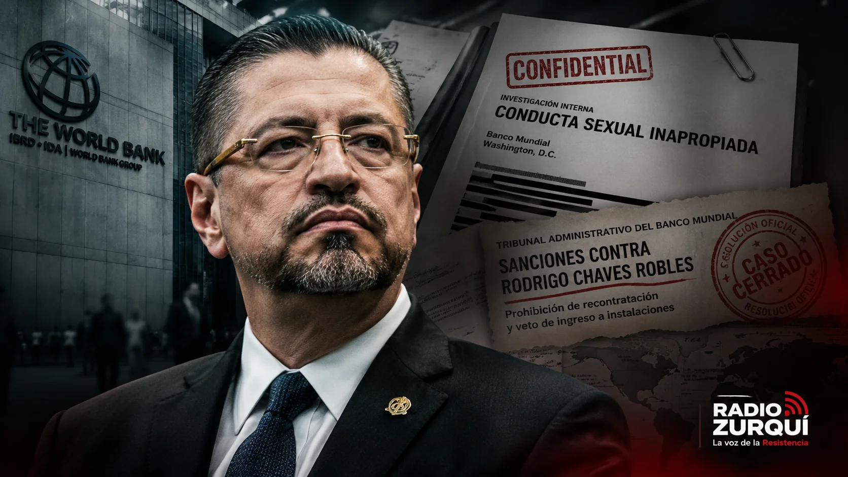 Informe del Banco Mundial sobre Rodrigo Chaves y denuncias de misoginia