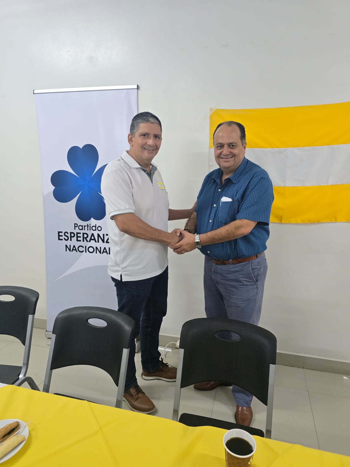 Partido Esperanza Nacional, Partido Nueva Liberia, alianza política 2026, Claudio Alpízar, José Amílcar Angulo, elecciones Costa Rica 2026, Liberia Guanacaste.