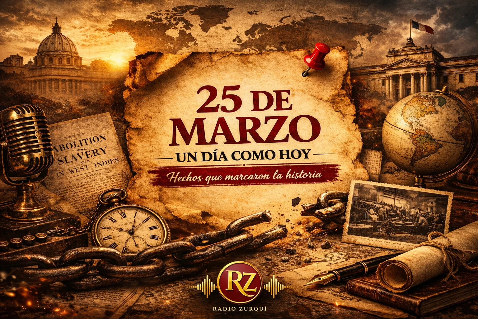 Un Día Como Hoy 25 De Marzo En La Historia — Radio Zurqui