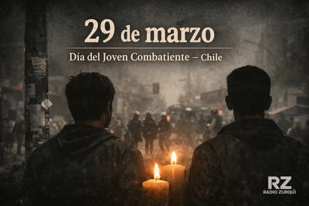 Día del Joven Combatiente Chile 29 de marzo conmemoración hermanos Vergara Toledo Radio Zurquí