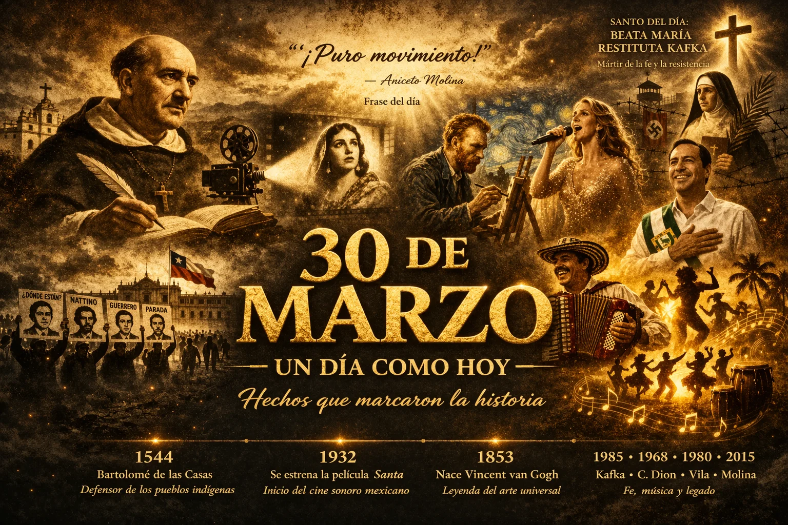 Un Día Como Hoy 30 De Marzo En La Historia — Radio Zurqui