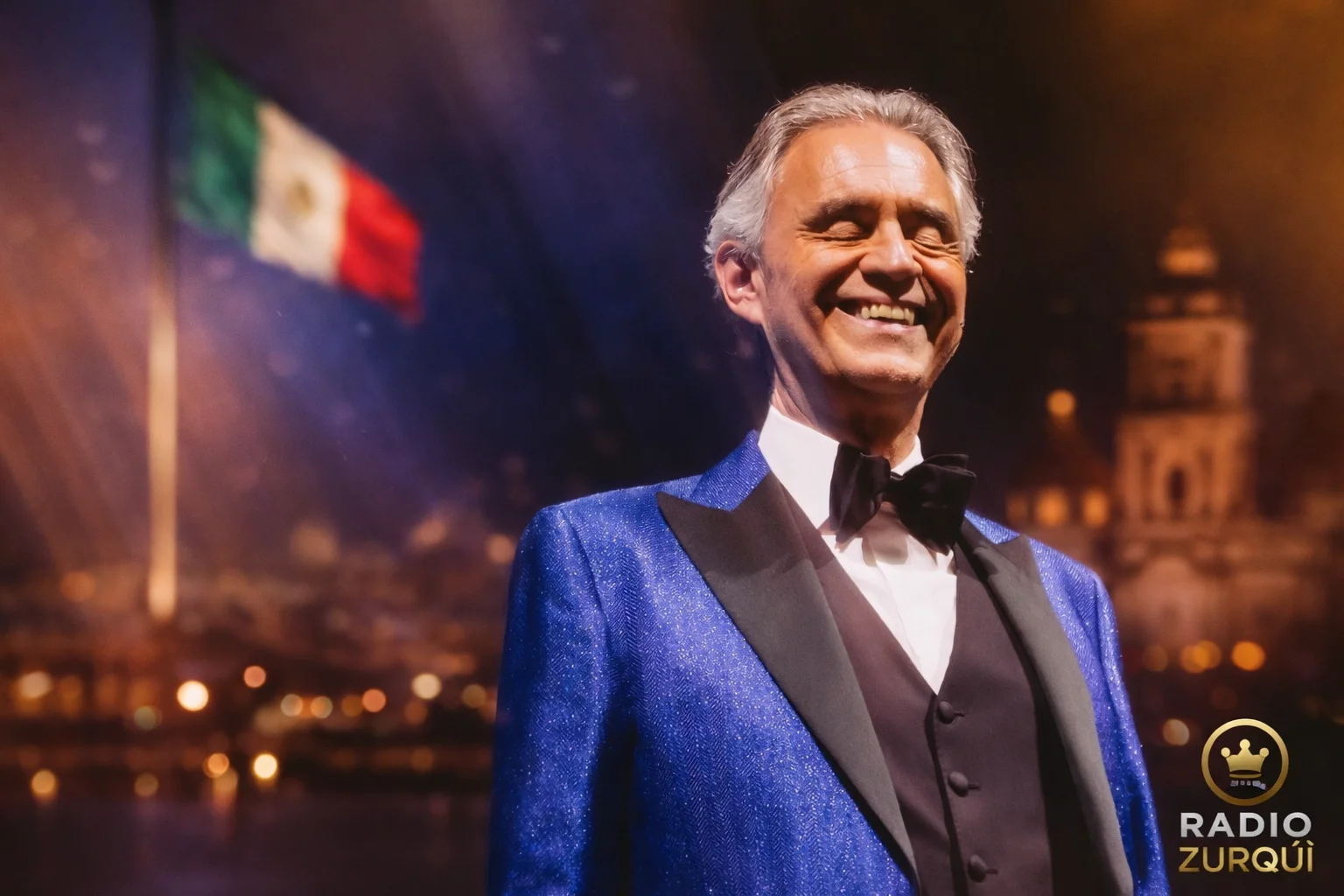 Bocelli en el Zócalo concierto CDMX 2026 Radio Zurquí archivo