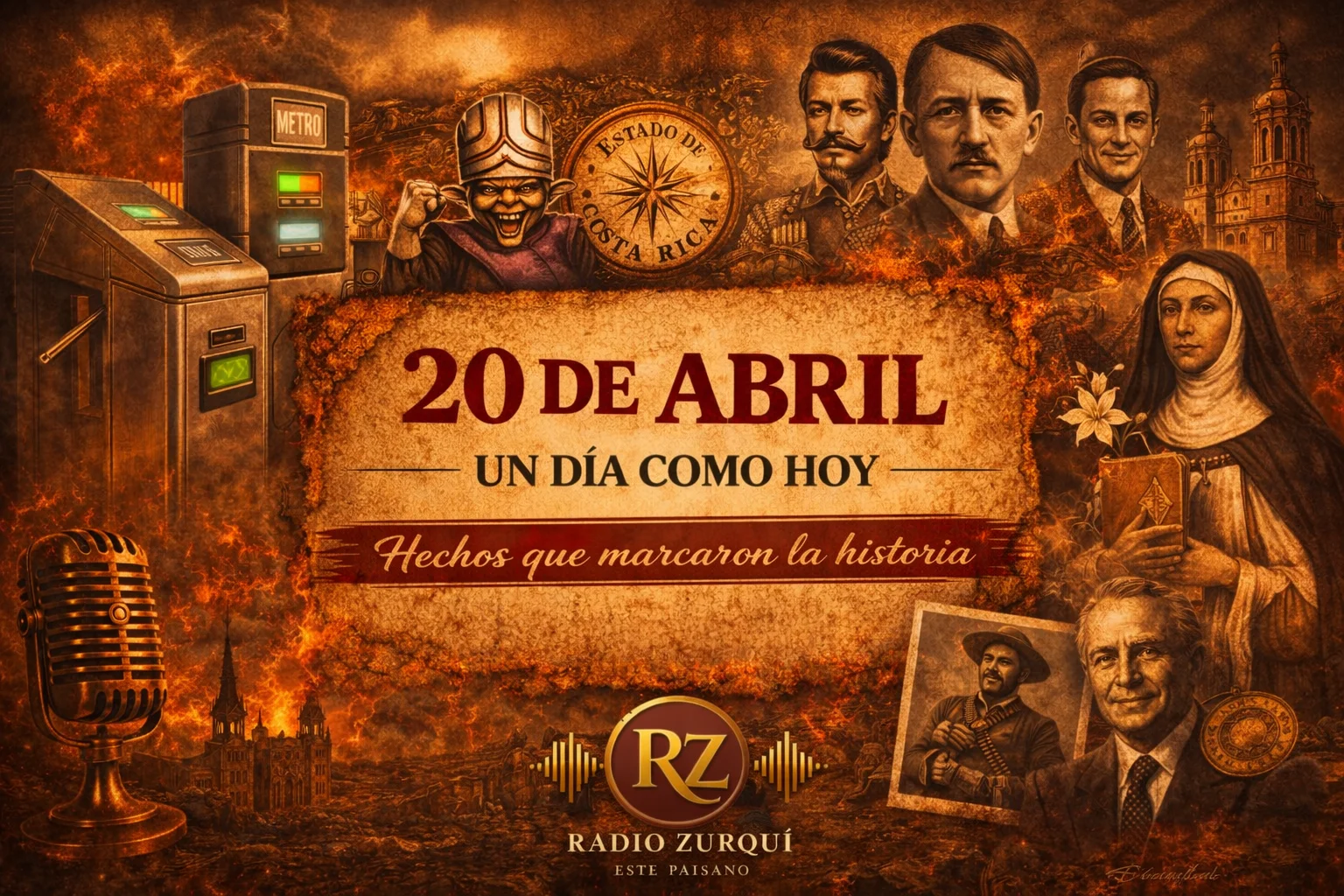 Un Día Como Hoy De 20 De Abril En La Historia — Radio Zurqui