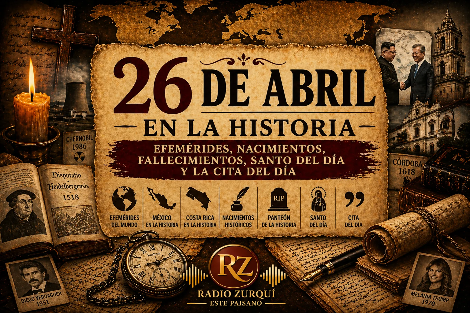 Un Día Como Hoy 26 De Abril En La Historia — Radio Zurqui