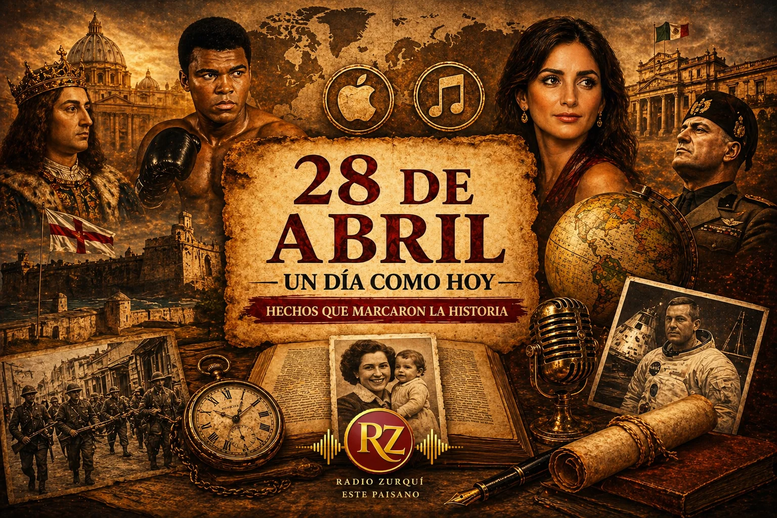 Un Día Como Hoy 28 De Abril En La Historia — Radio Zurqui