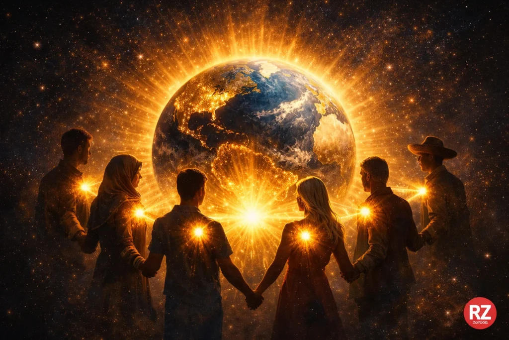 5 de abril en la historia Día Internacional de la Conciencia ilustración de unidad humana y paz global | Radio Zurquí