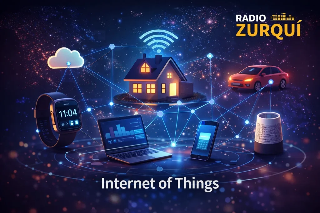 Internet de las cosas IoT conectividad digital dispositivos inteligentes Radio Zurquí