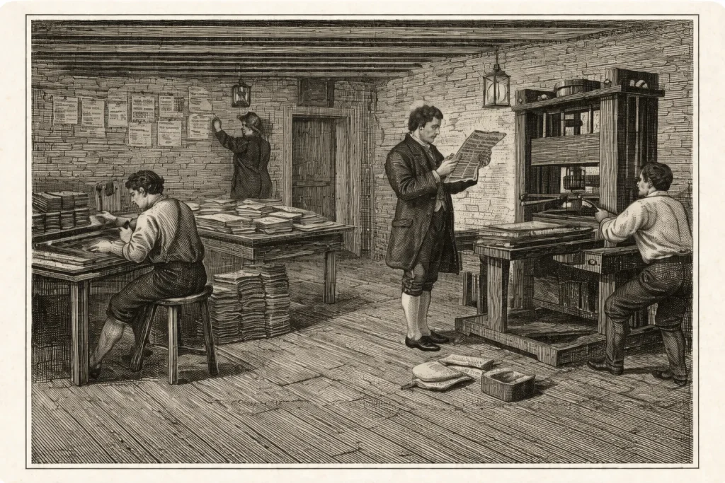 Imprenta colonial del Telégrafo Mercantil 1801 inicio del periodismo en América Latina Radio Zurquí