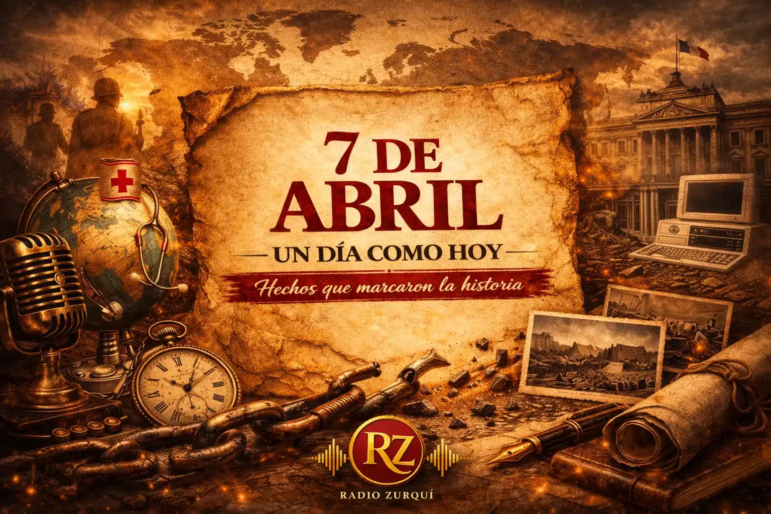 Un Día Como Hoy 7 De Abril En La Hsitoria — Radio Zurqui