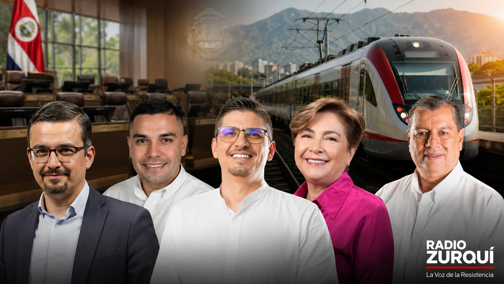 Bloque democrático respalda tren rápido como necesidad país en Costa Rica