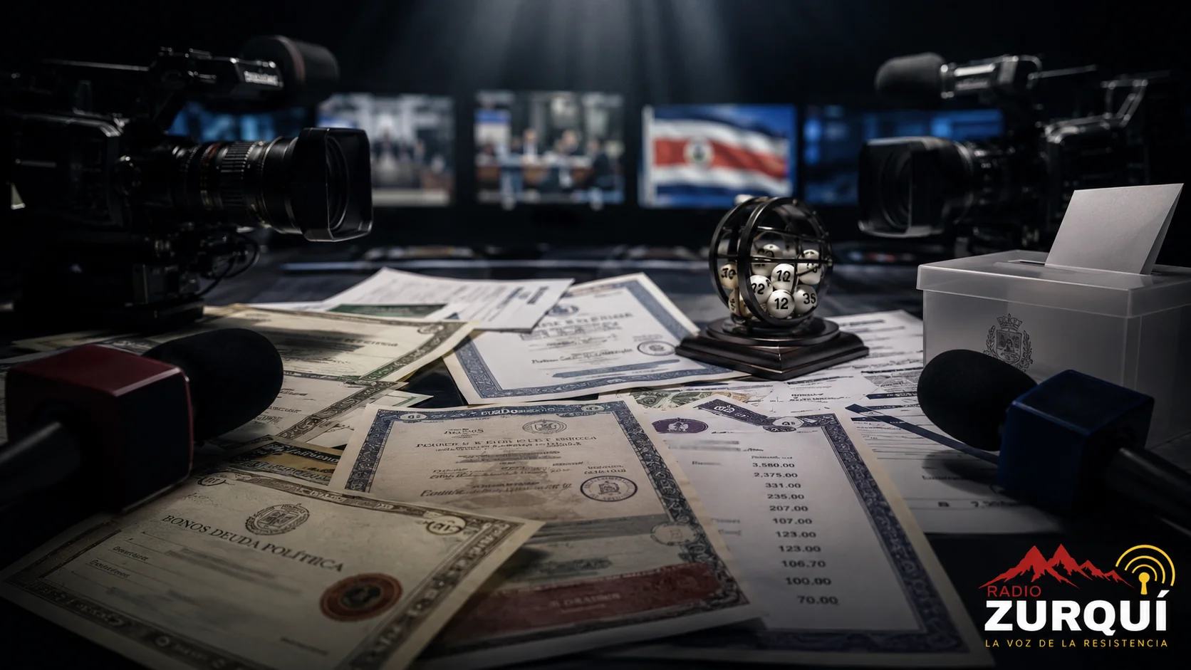 Bonos de deuda política y medios de comunicación analizados por Radio Zurquí