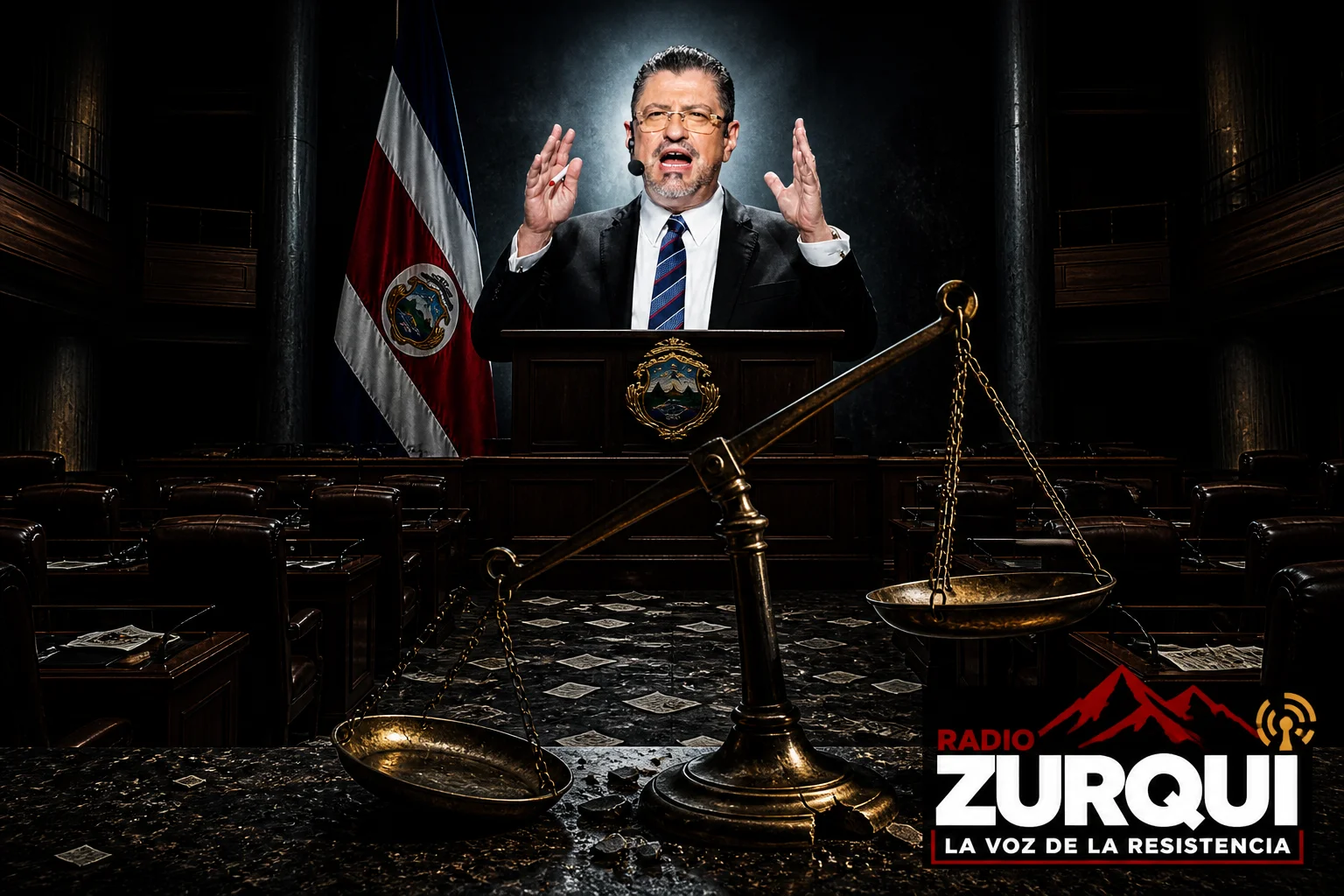 Democracia costarricense en crisis y hostilidad contra la prensa crítica en Radio Zurquí