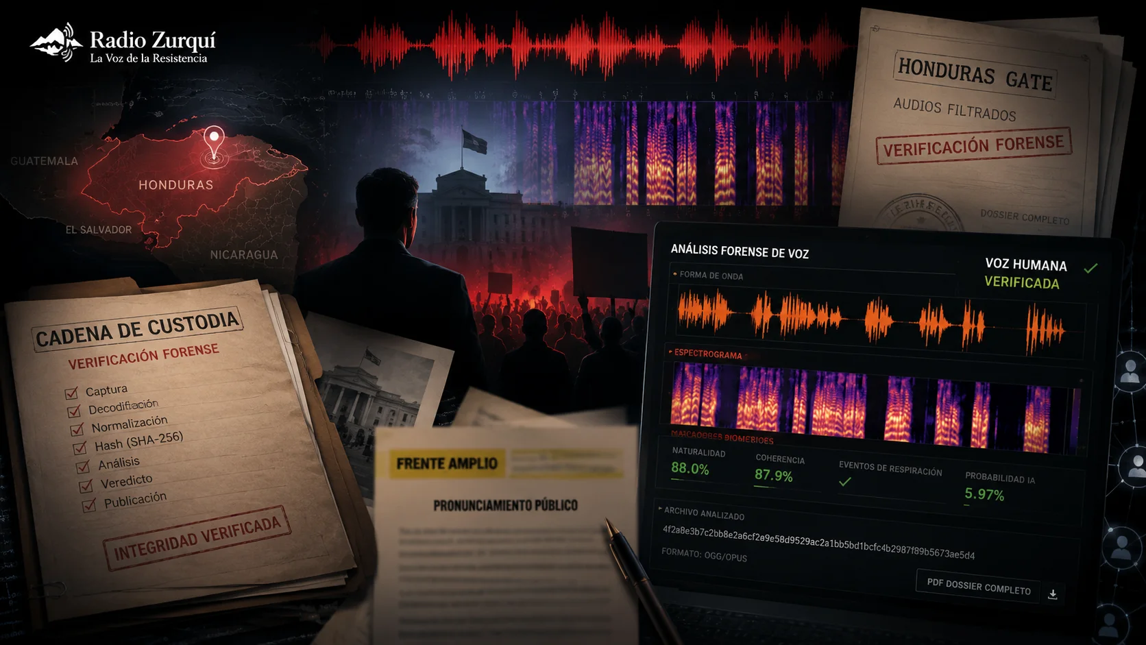 Lectura relacionada de Radio Zurquí sobre Honduras Gate, manipulación de masas y desinformación política
