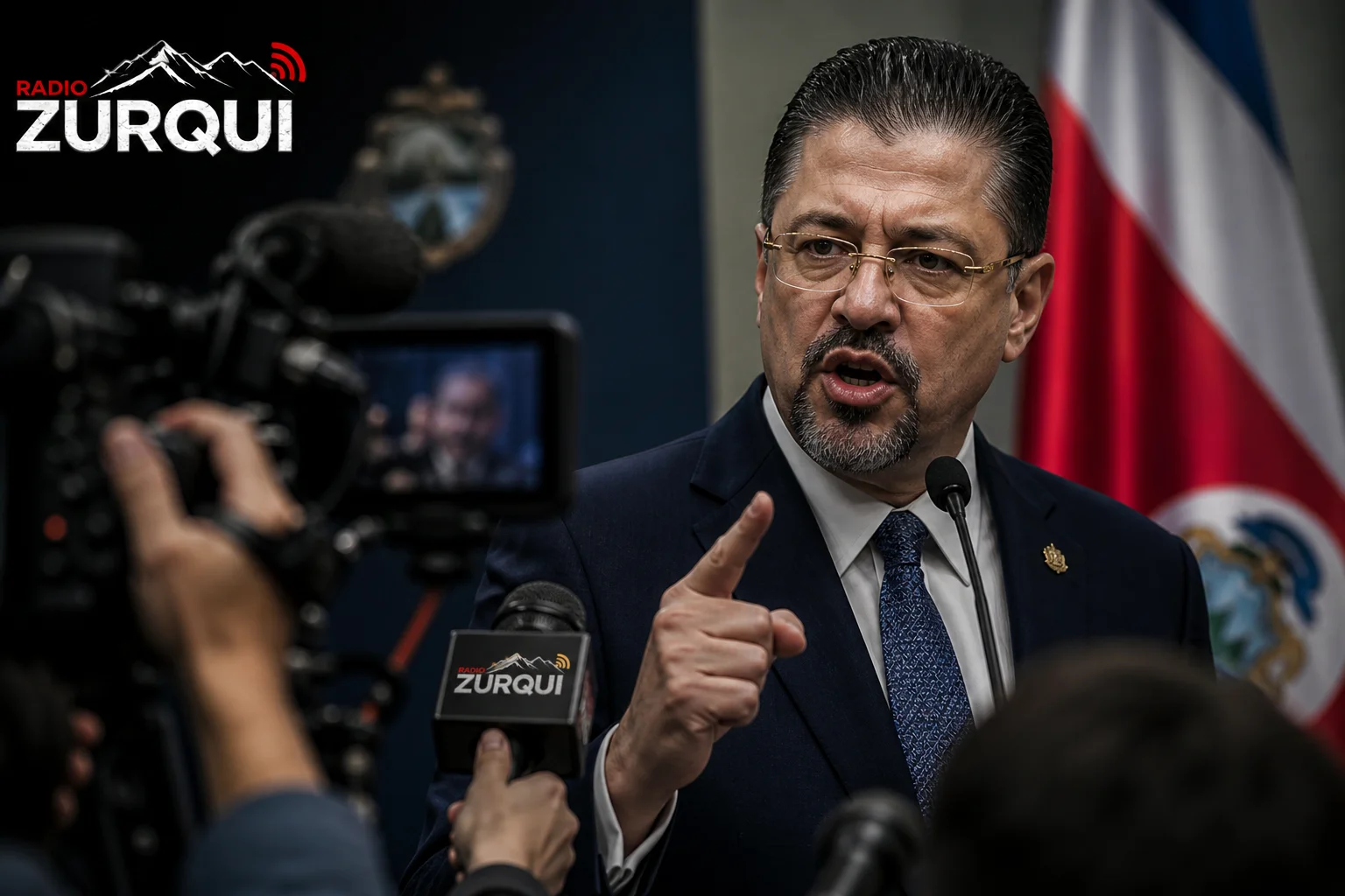 libertad de prensa en Costa Rica bajo el poder de Chaves Radio Zurquí