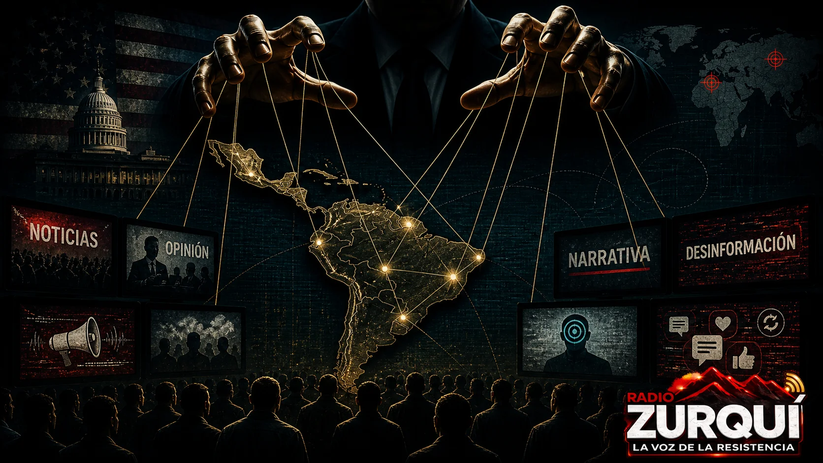Manipulación de masas en América Latina analizada por Radio Zurquí