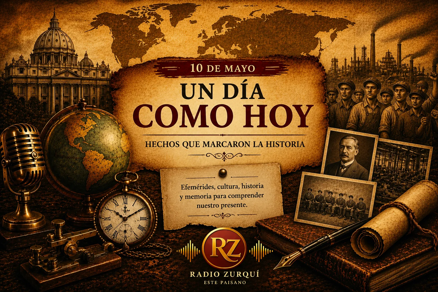 Un Día Como Hoy 10 De Mayo En La Historia — Radio Zurqui