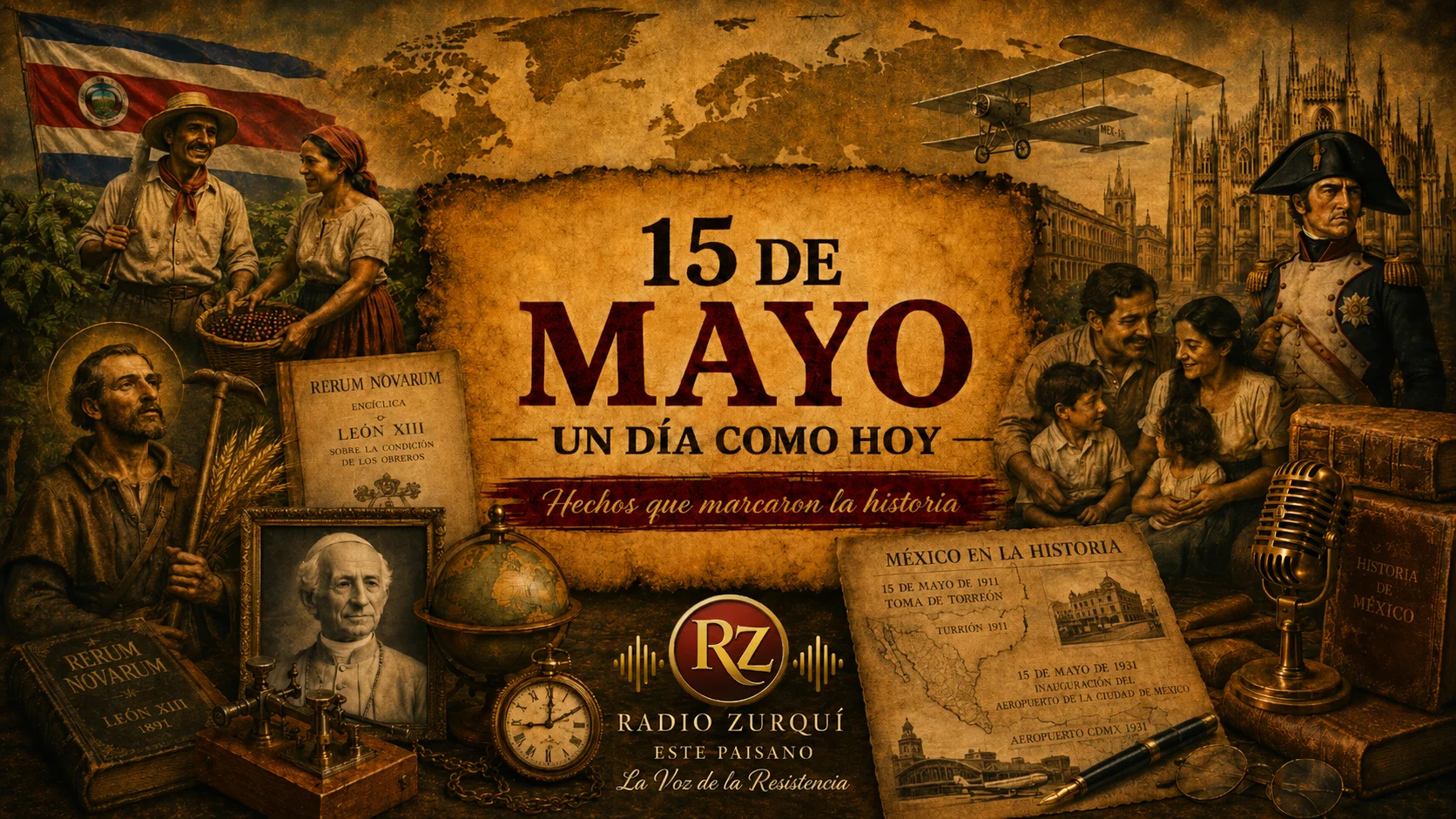 Un Día Como Hoy 15 De Mayo En La Historia — Radio Zurqui