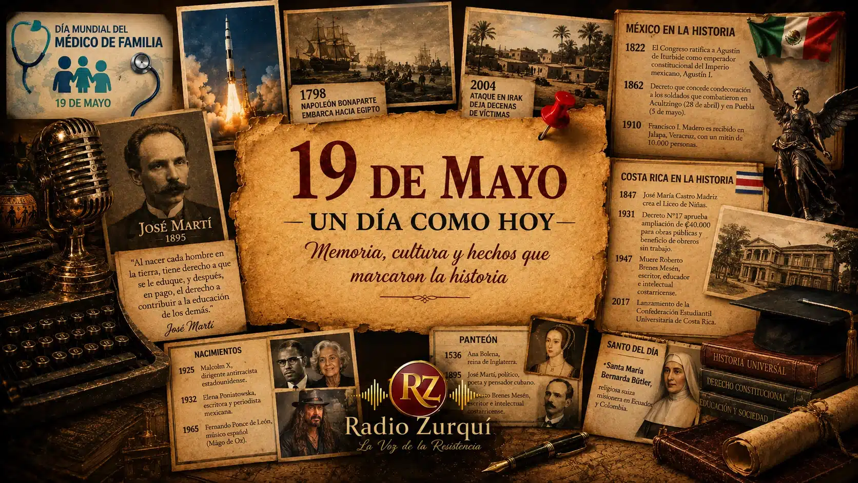 Un Día Como Hoy 19 De Mayo En La Historia — Radio Zurqui