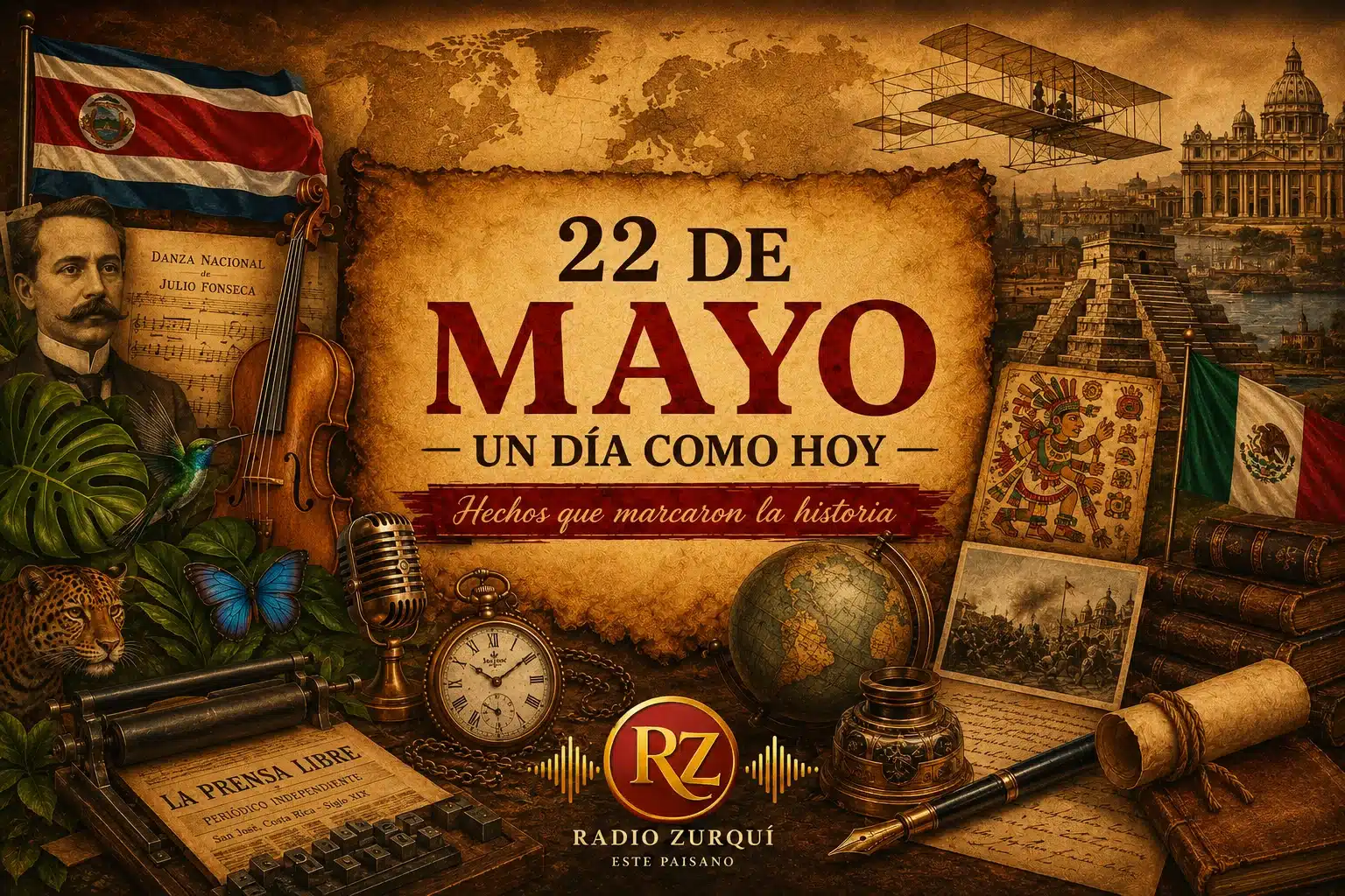 Un Día Como Hoy 22 De Mayo En La Historia — Radio Zurqui