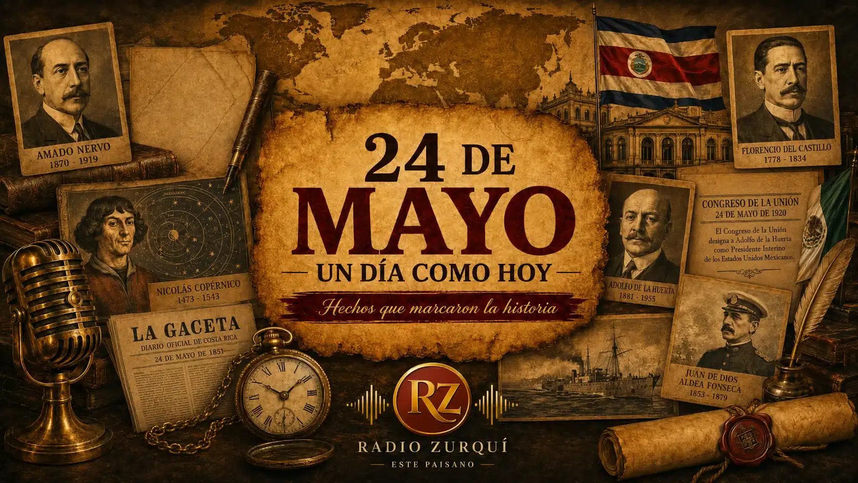 Un Día Como Hoy 24 De Mayo En La Historia — Radio Zurqui