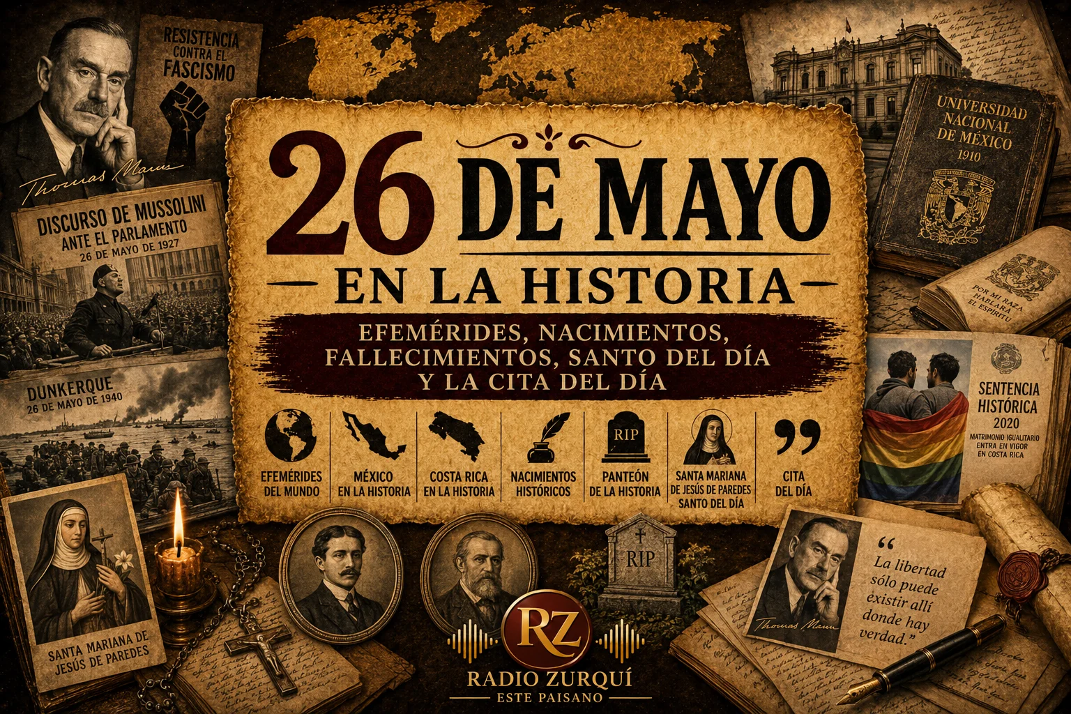 Un Día Como Hoy 26 De Mayo En La Historia — Radio Zurqui