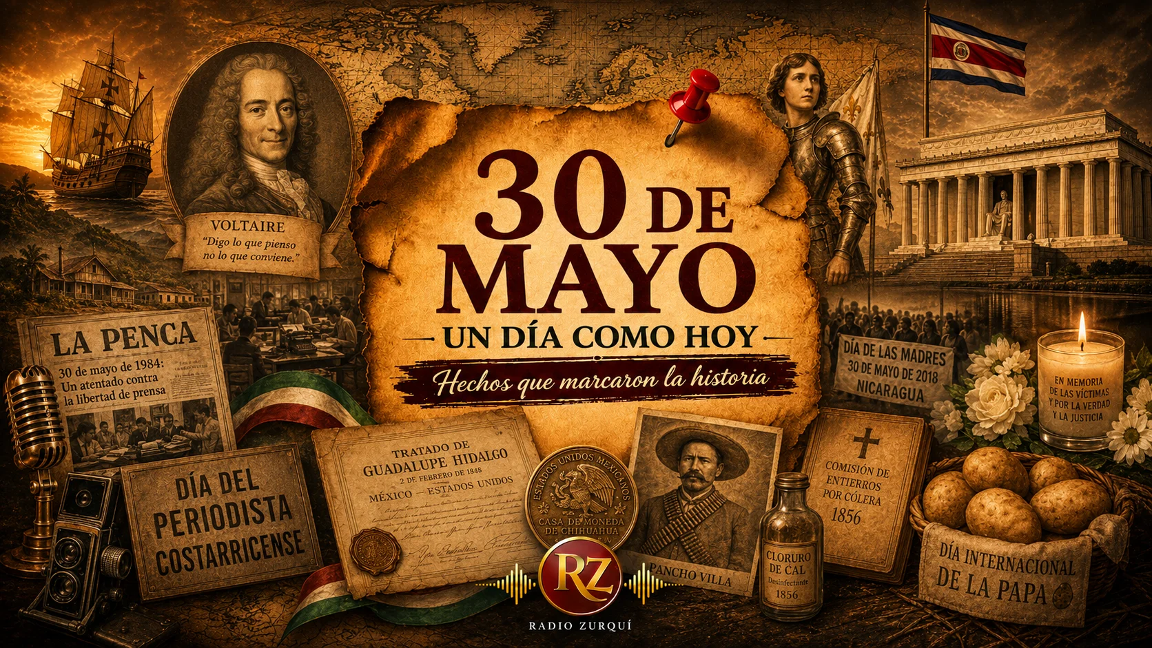 Un Día Como Hoy 30 De Mayo En La Historia — Radio Zurqui