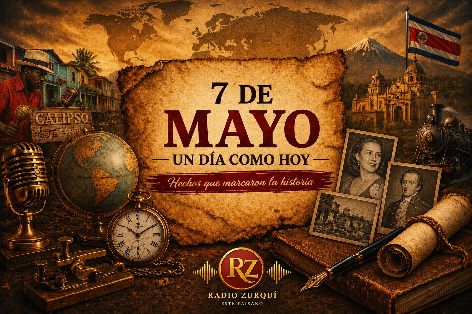 Un Día Como Hoy 7 De Mayo En La Historia — Radio Zurqui
