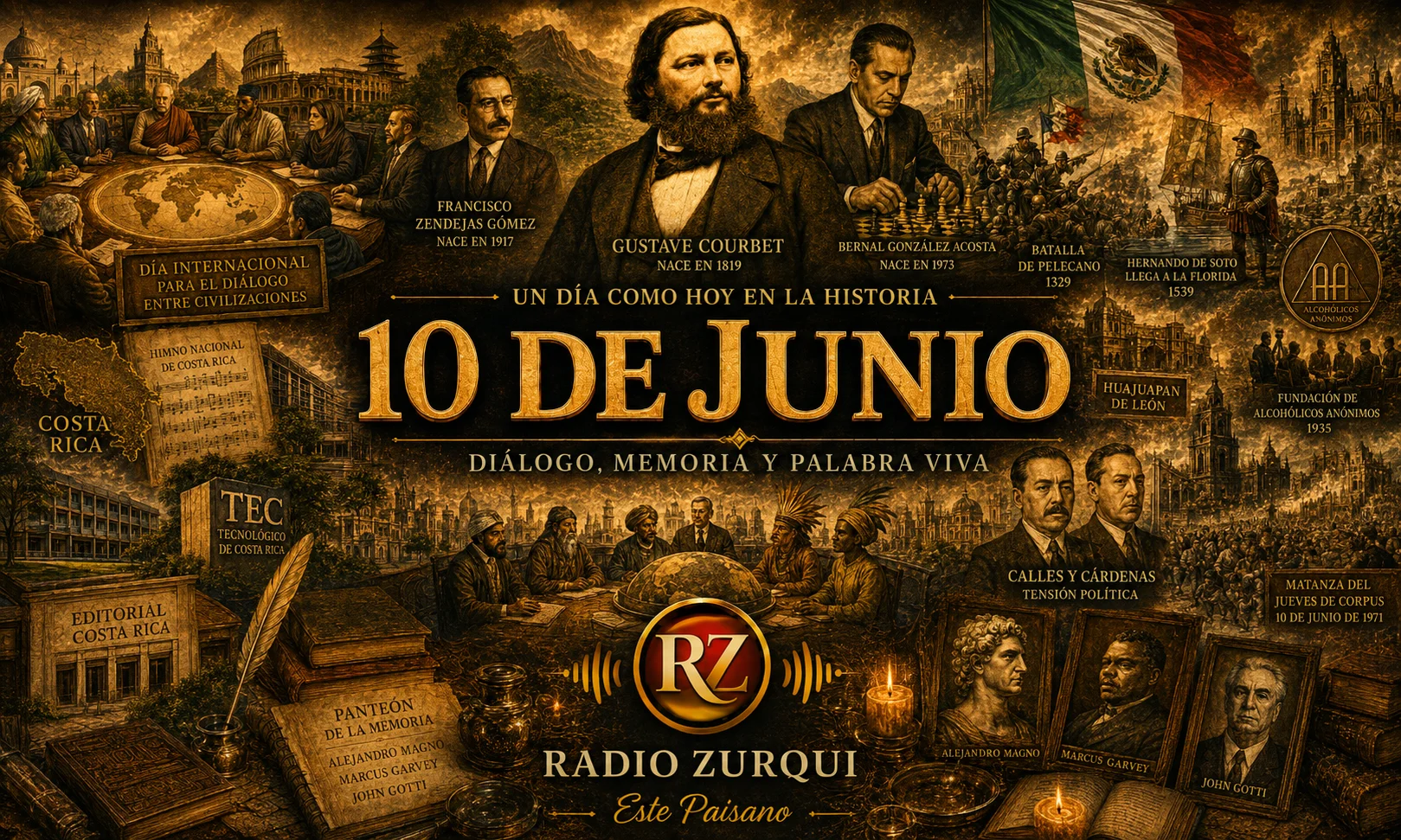 Un Día Como Hoy 10 De Junio En La Historia — Radio Zurqui