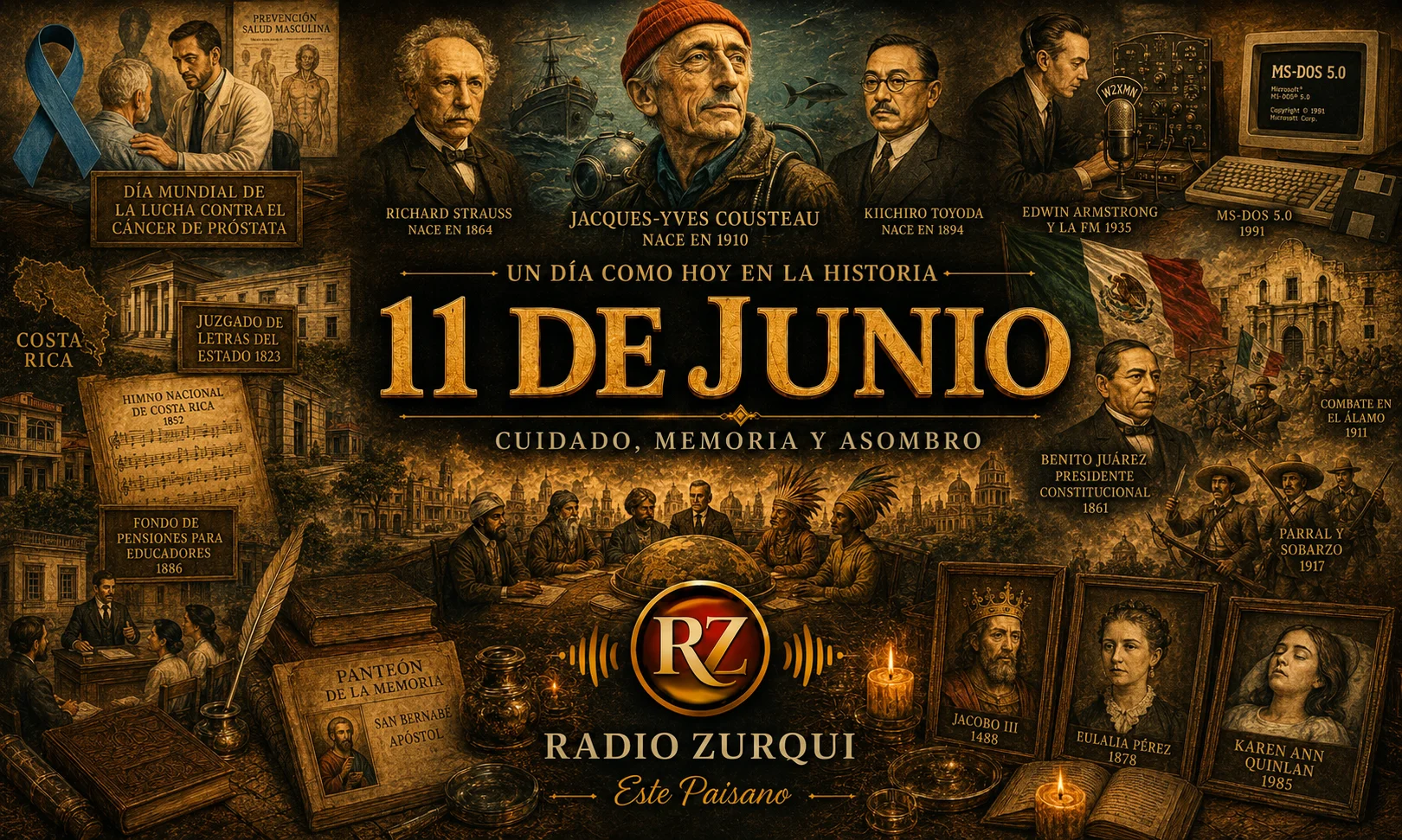 Un Día Como Hoy 11 De Junio En La Historia — Radio Zurqui