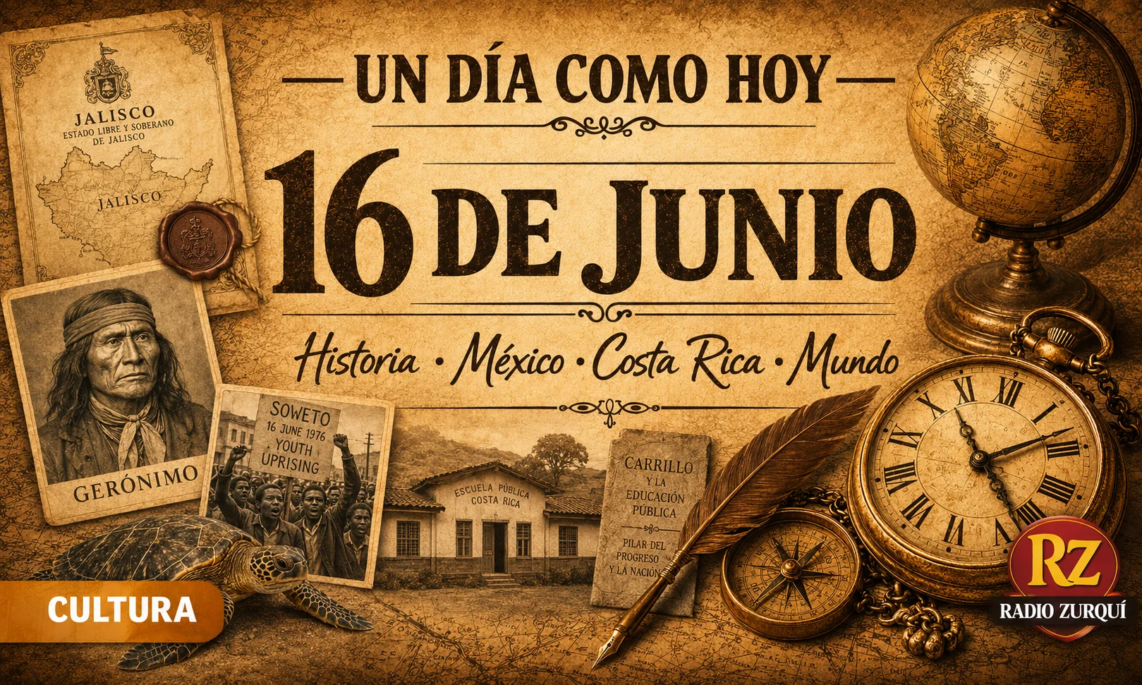 Un Día Como Hoy 16 De Junio En La Historia — Radio Zurqui