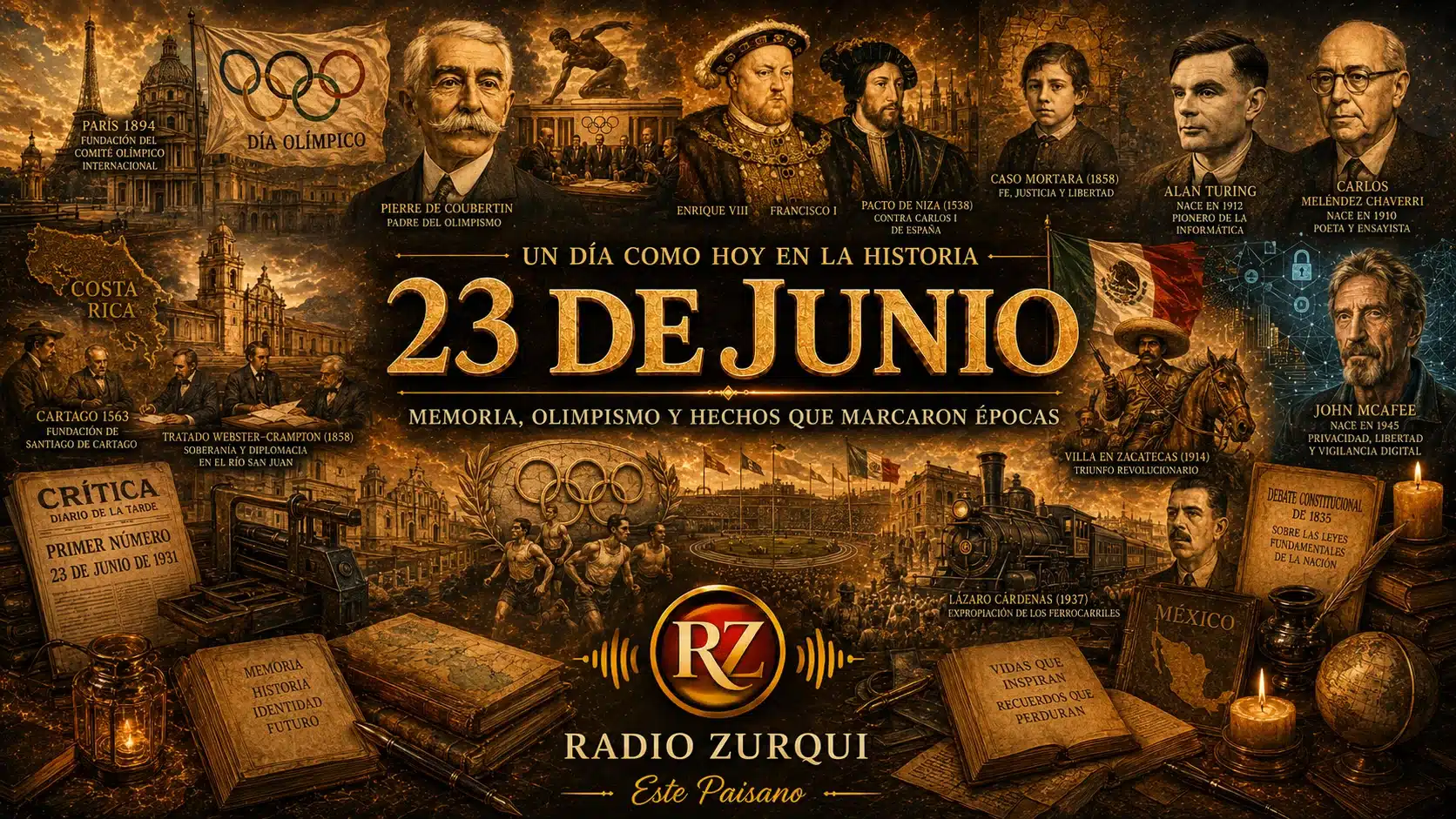 Un Día Como Hoy 23 De Junio En La Historia — Radio Zurqui