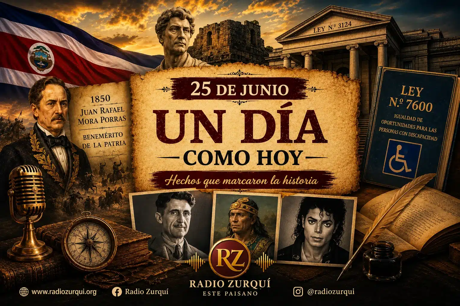 Un Día Como Hoy 25 De Junio En La Historia — Radio Zurqui