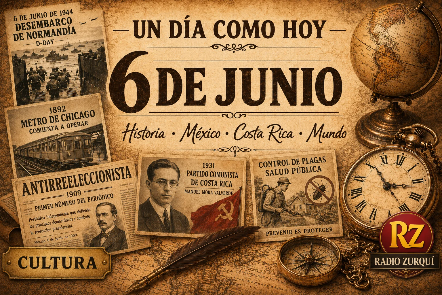 Un Día Como Hoy 6 De Junio En La Historia — Radio Zurqui