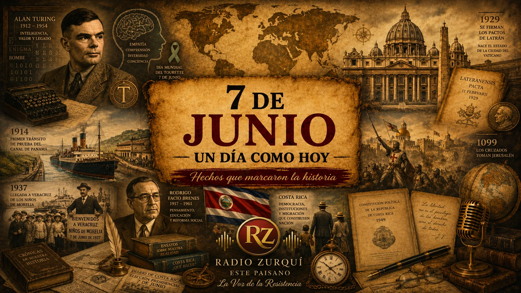 Un Día Como Hoy 7 De Junio En La Historia — Radio Zurqui