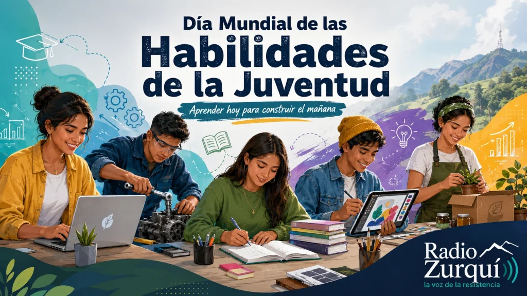 Jóvenes desarrollan habilidades técnicas, digitales, creativas y emprendedoras durante el Día Mundial de las Habilidades de la Juventud.