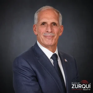 Nasry Asfura como figura de la derecha latinoamericana en imagen editorial de Radio Zurquí.