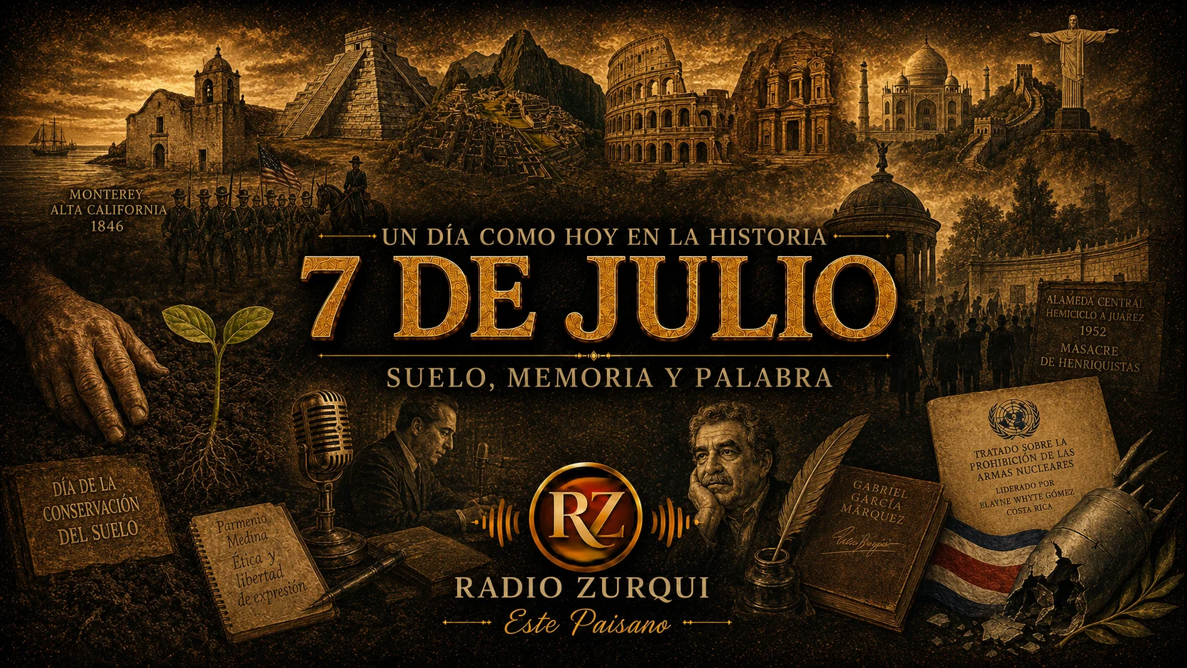 Un Día Como Hoy 7 De Julio En La Historia — Radio Zurqui