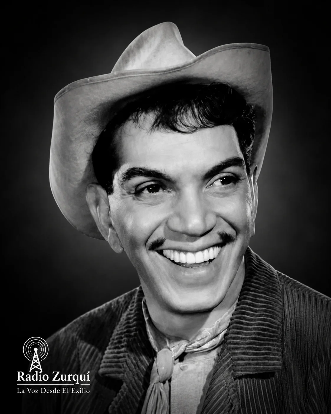 Retrato de Cantinflas para la cita del día del 12 de agosto en Radio Zurquí