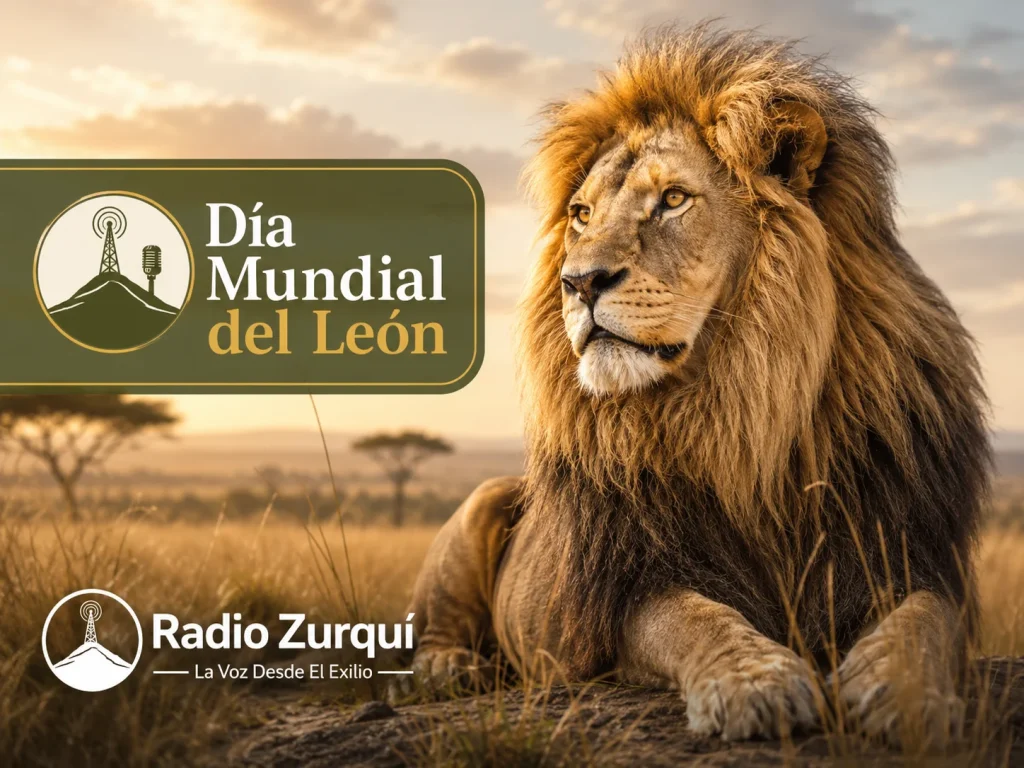 Día Mundial del León, celebrado cada 10 de agosto para promover la conservación de la especie.