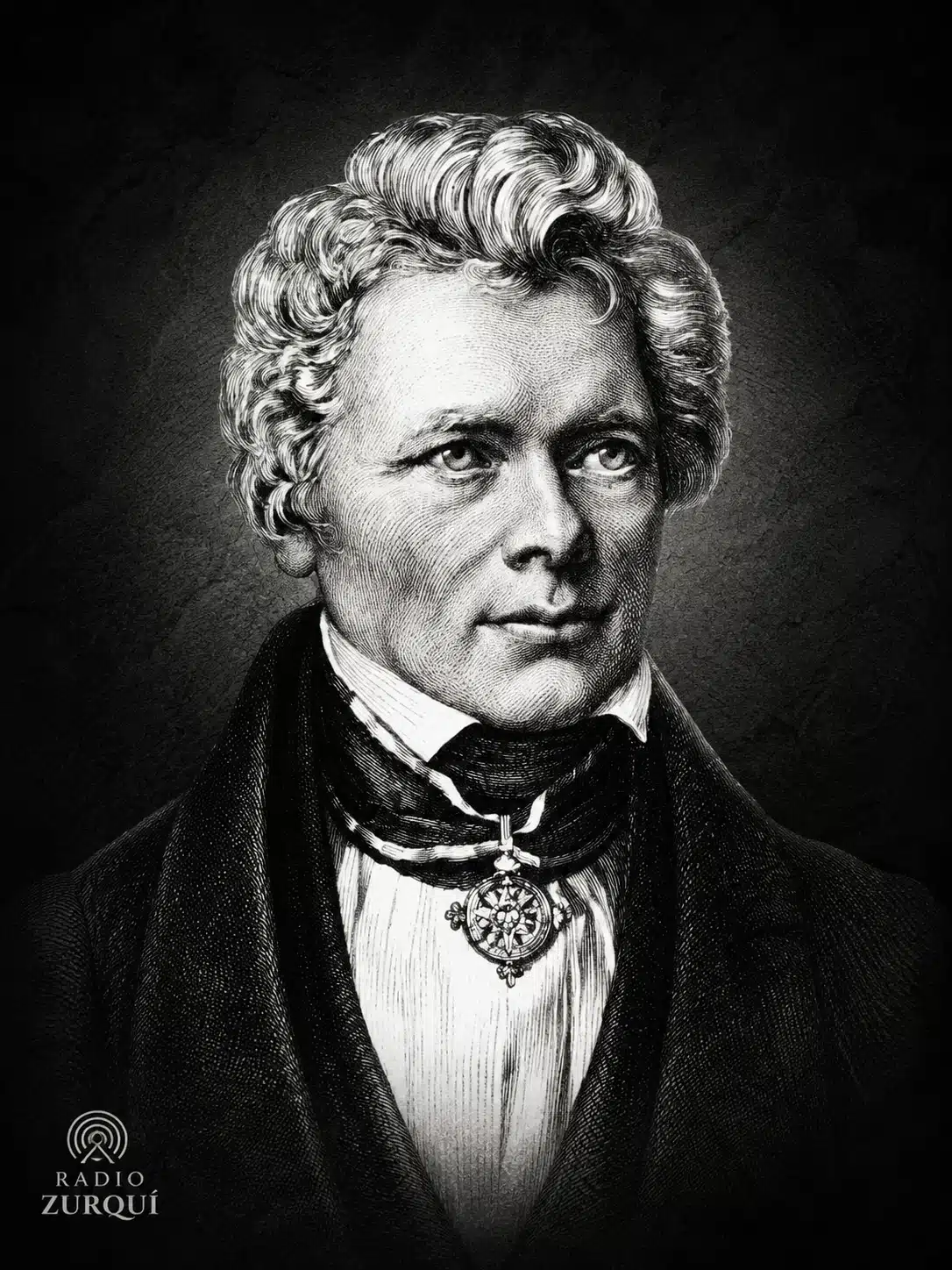 Retrato de Friedrich Wilhelm Joseph Schelling para la Cita del Día de Radio Zurquí