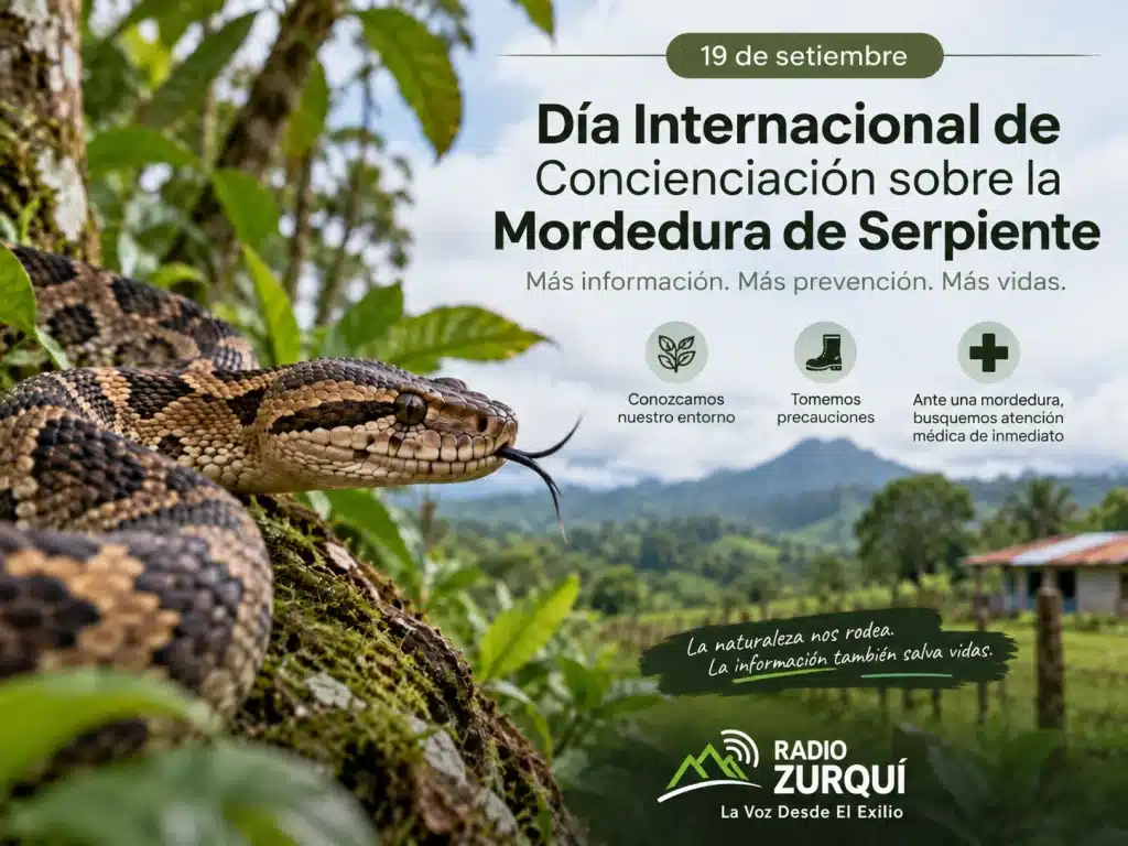Día Internacional de Concienciación sobre la Mordedura de Serpiente, 19 de setiembre