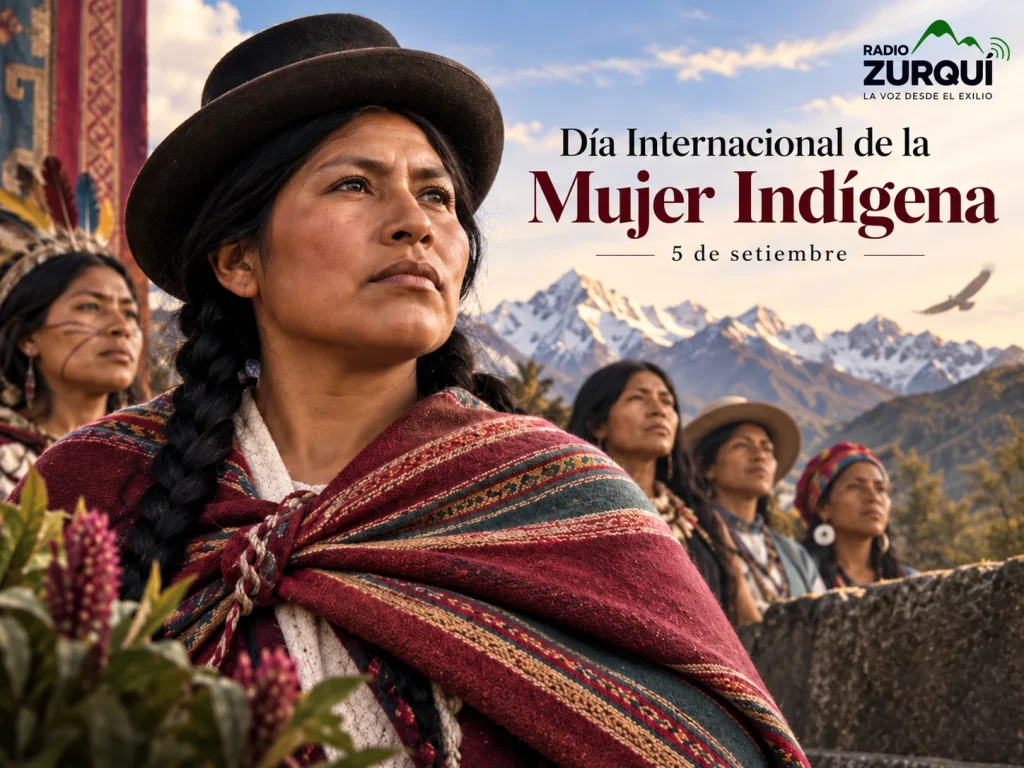 Día Internacional de la Mujer Indígena con mujeres indígenas andinas en homenaje a Bartolina Sisa