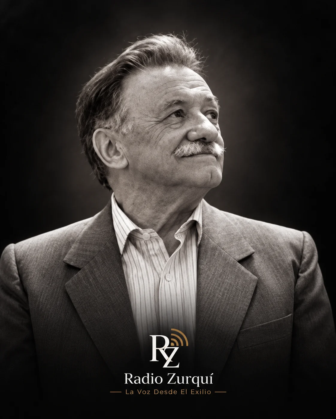 Mario Benedetti en retrato para la Cita del Día de Radio Zurquí