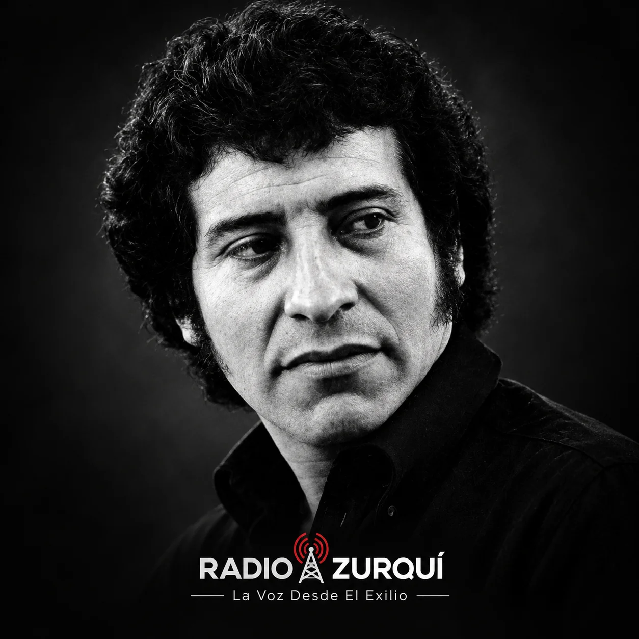Víctor Jara en retrato editorial para la cita del día del 28 de setiembre en Radio Zurquí